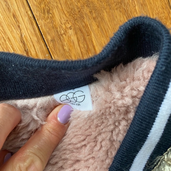 egg Girls Bomber Jacket with Banded Waist - Picture 3 of 5